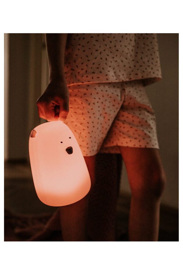 Suur kaisukaru silikoonlamp puldiga - Roosa - Pilt 6