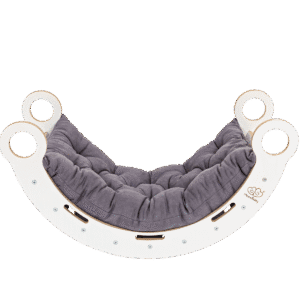 Valge Puidust Unistuste Kiik Padja ja Liumäega - Väike