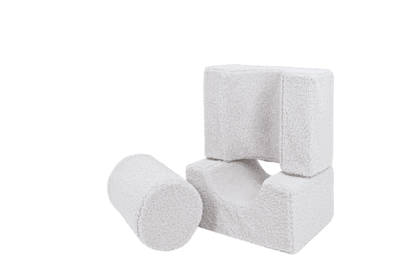 MeowBaby® Bearly Kujundikomplekt 3 Elemendiga - Valge - Pilt 2