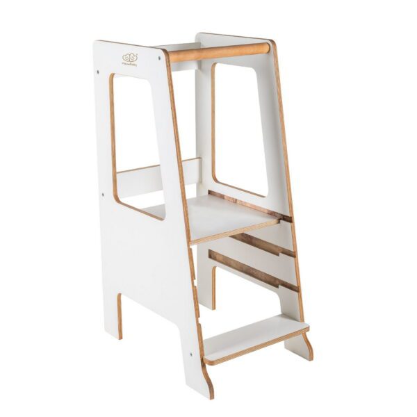 MeowBaby® Vineerist Köögiabiline Scandi - Valge - Pilt 5