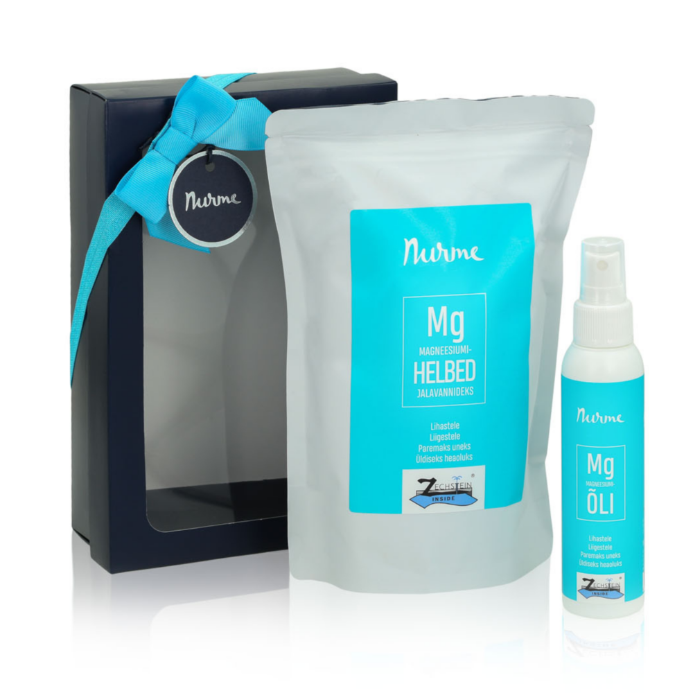 Magneesiumi Kinkekomplekt (Õli 100ml, Helbed 700g) - Pilt 3