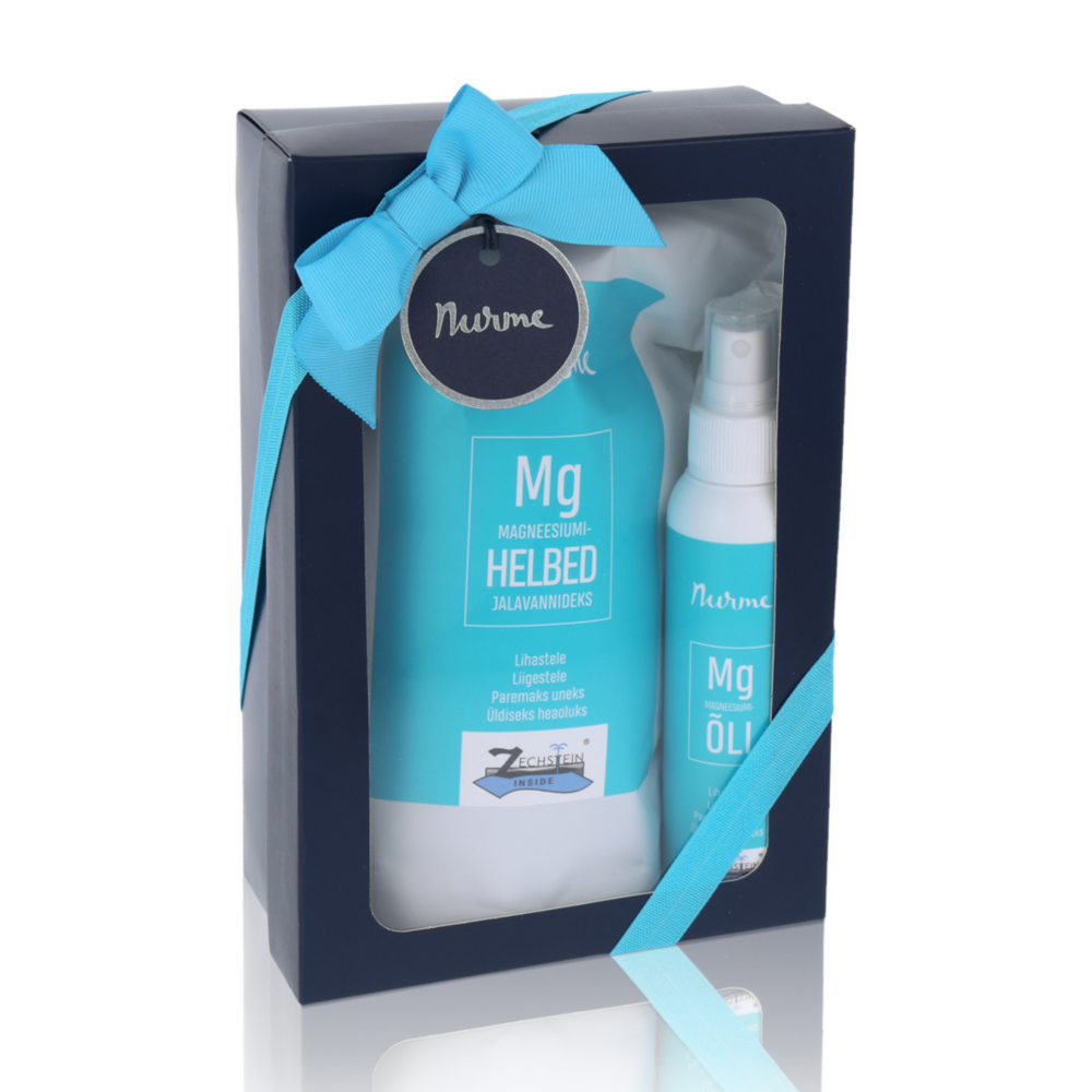 Magneesiumi Kinkekomplekt (Õli 100ml, Helbed 700g)