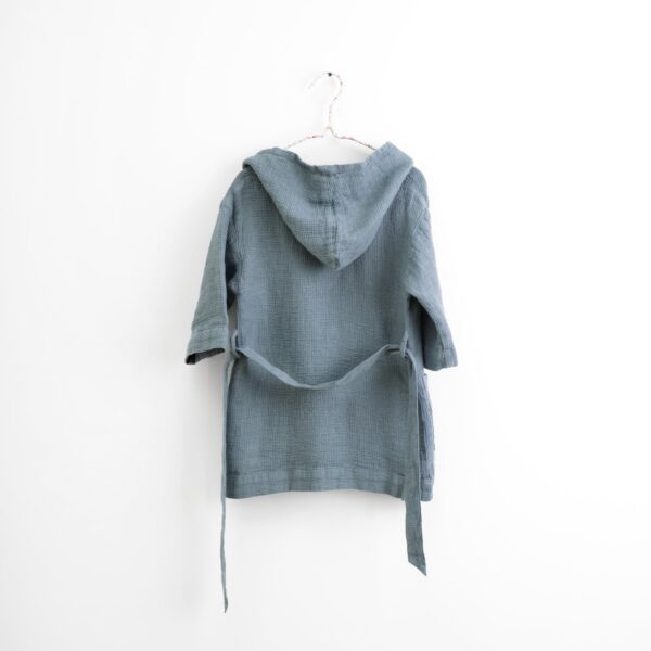 Linane Hommikumantel Lastele - Blue Fog - Pilt 3