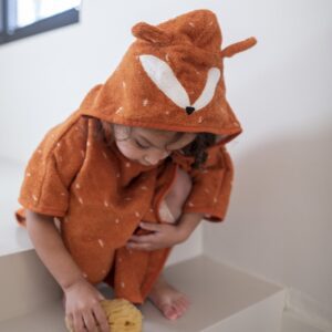 Laste Kapuutsiga Vannipontšo - Härra Rebane