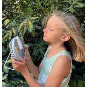 Lauaventilaator Lambiga "Väike Karu" - Valge