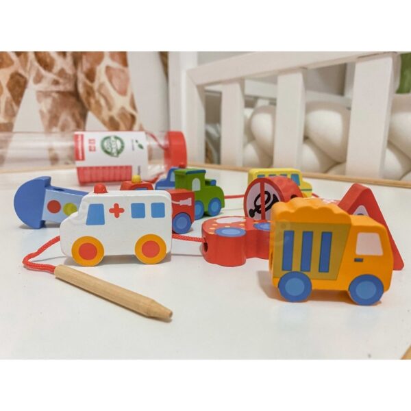 Puidust Nöörimisklotsid - Autod - Pilt 9