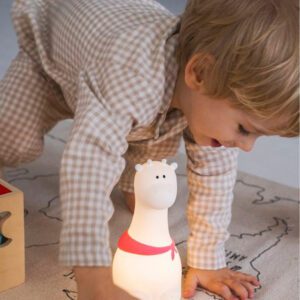 Silikoonist Kaelkirjaku Öölamp - Valge