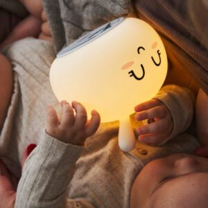 Silikoonist Jänku Öölamp - Valge