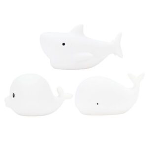 Veekindel Silikoonist Minilampide Komplekt "Mereloomad", 3tk