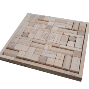 Käsitsi Valmistatud Puidust Klotsid Lastele – 70 osa