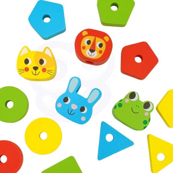 Montessori Puslepüramiid Loomadega - Pilt 9