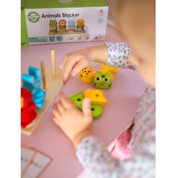 Montessori Puslepüramiid Loomadega - Pilt 16