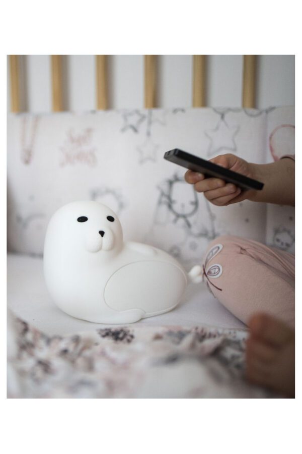 Silikoonist Hülge Lamp Kaugjuhtimispuldiga - Valge - Pilt 6