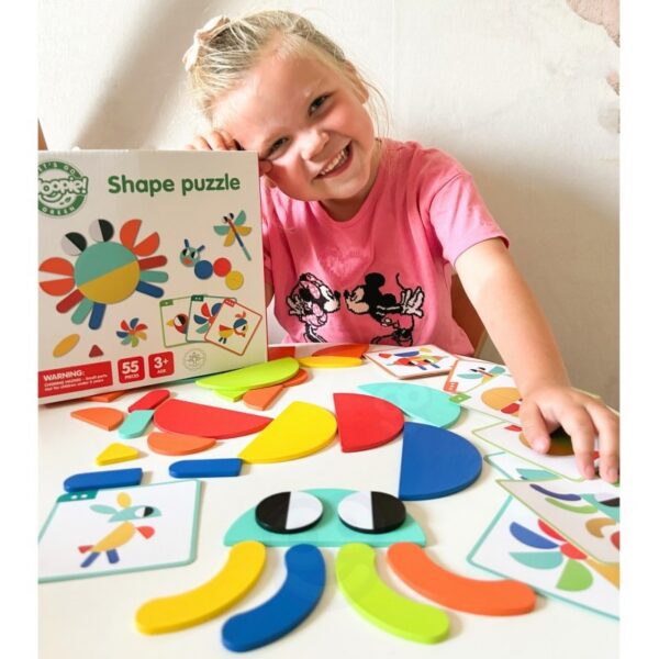 Puidust Montessori Kujundipusle - Pilt 11