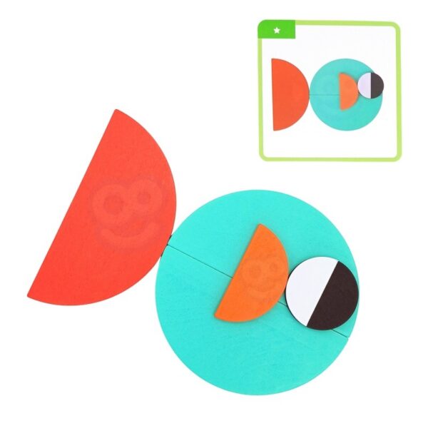 Puidust Montessori Kujundipusle - Pilt 4