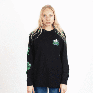 Peitusemängu Pikkade Varrukatega Särk Unisex - Must