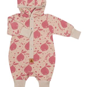 Kõrvadega Kombinesoon Beebidele ja Lastele - Beežid Sidrunid