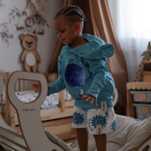 Laste Pusa Kõrvadega Kapuutsiga - Kuu