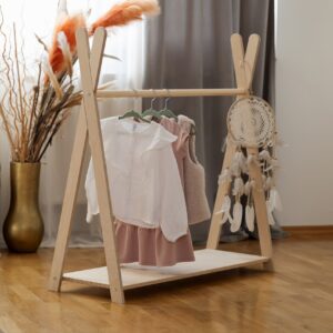 Laste Tipi Riidestange – Suur Naturaalne Puit