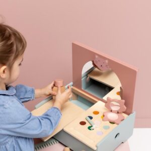 Puidust Mängu Meigilaud Tarvikutega