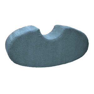 Sametist Oa-kujuline Mängupouf - Türkiissinine