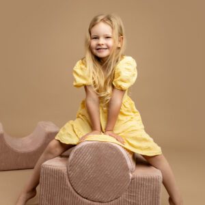 Esteetiline Mänguvormide Komplekt, 3 osa - Puuderroosa