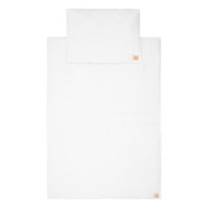 Musliinist Beebiteki ja Padja Komplekt - Kreemikas