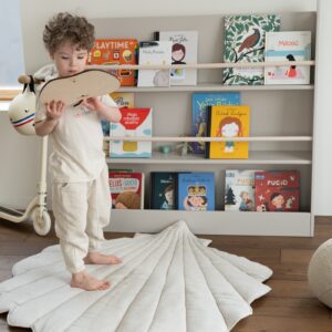 Orgaanilisest Puuvillast ja Linasest Merekarbi Mängumatt - Liivakarva