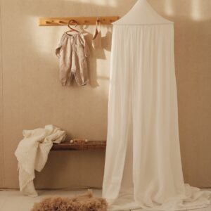 Orgaanilisest Puuvillast Baldahhiin - Kreemikas Puuvill