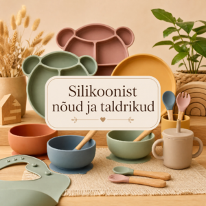 Silikoonist nõud ja taldrikud